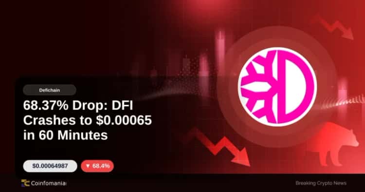 68.37% Drop: DFI Crashes to $0.00065 in 60 Minutes