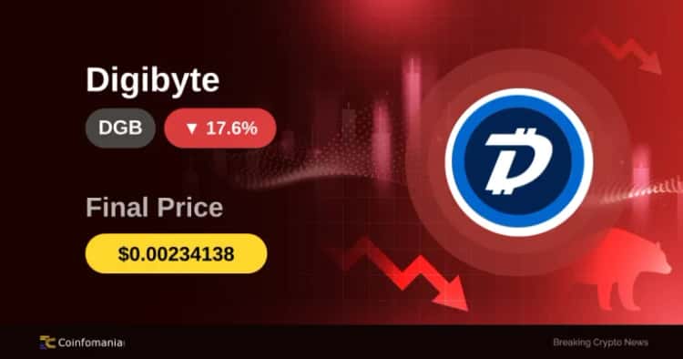 DGB Price Plunges 17.6%: Are Whales Selling Off?