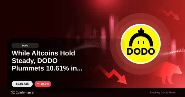 While Altcoins Hold Steady, DODO Plummets 10.61% in One Hour