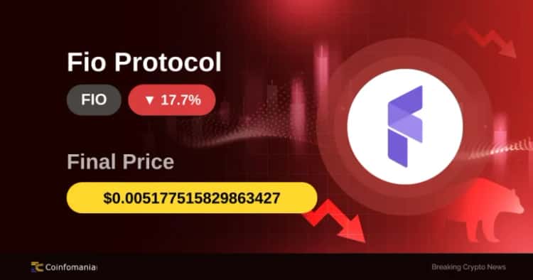 FIO Crashes to $0.005178 — 17.66% Plunge Stuns Traders