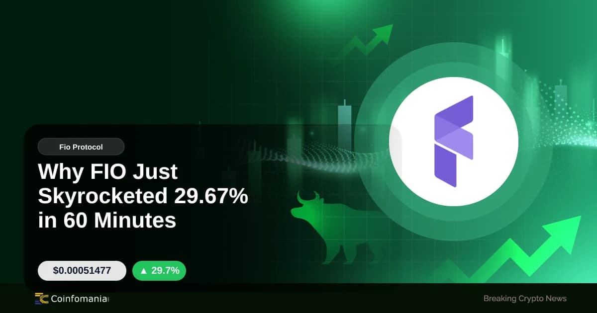 Why FIO Just Skyrocketed 29.67% in 60 Minutes