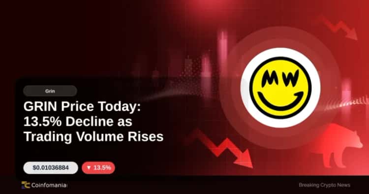GRIN Price Today: 13.5% Decline as Trading Volume Rises