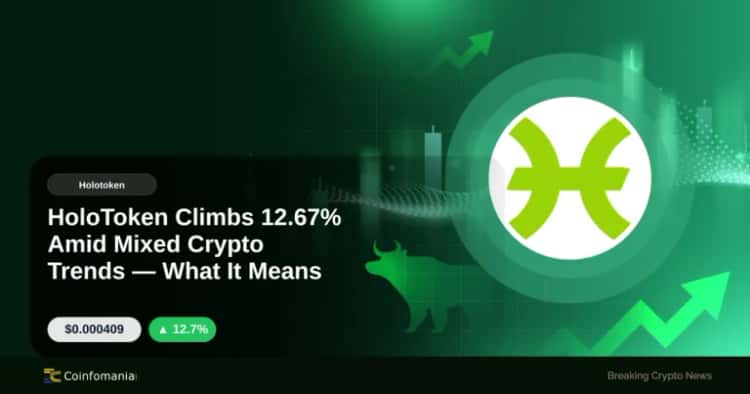 HoloToken Climbs 12.67% Amid Mixed Crypto Trends — What It Means