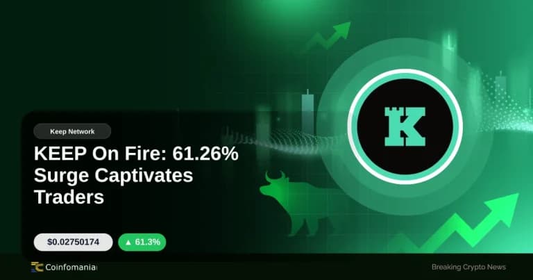 KEEP On Fire: 61.26% Surge Captivates Traders