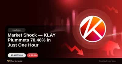 Choc sur le marché — KLAY chute de 70,46 % en seulement une heure