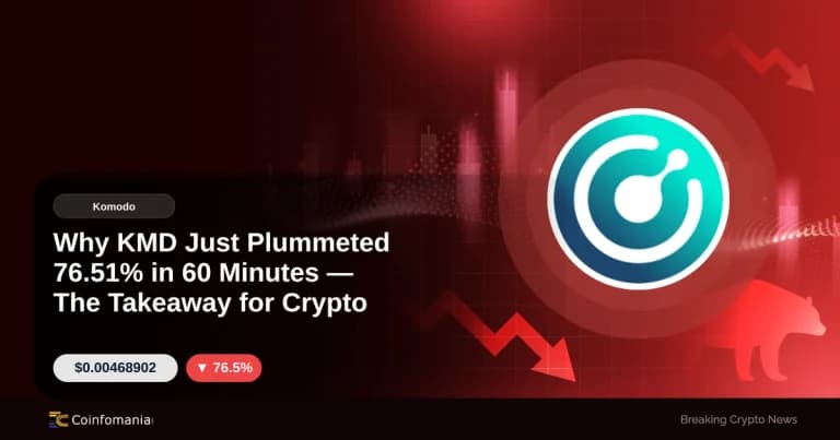 Why KMD Just Plummeted 76.51% in 60 Minutes — The Takeaway for Crypto