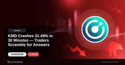 KMD fällt in 30 Minuten um 31,49% Händler kämpfen um Antworten