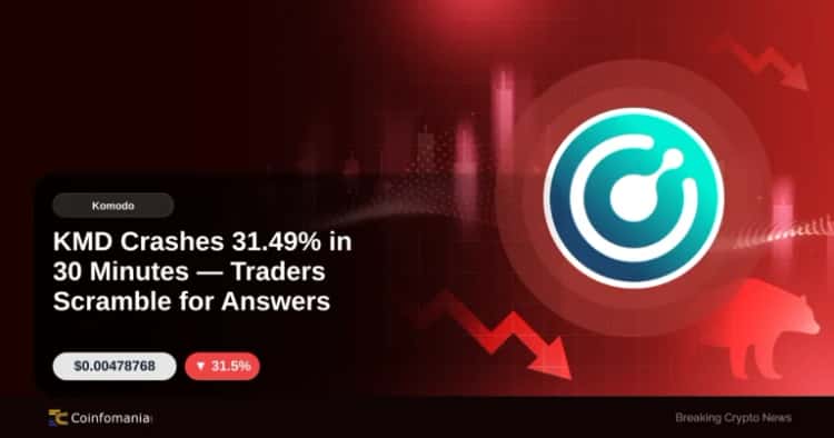 KMD Crashes 31.49% in 30 Minutes — Traders Scramble for Answers