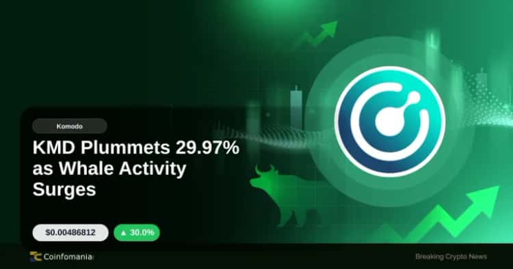 KMD Plummets 29.97% as Whale Activity Surges