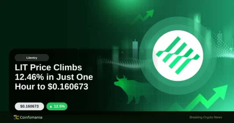 LIT Price Climbs 12.46% in Just One Hour to $0.160673