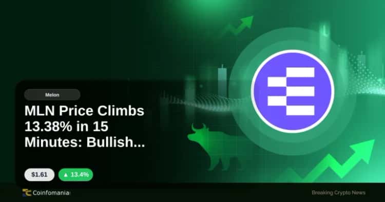 MLN Price Climbs 13.38% in 15 Minutes: Bullish Momentum