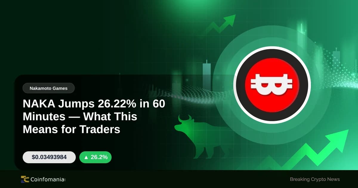 NAKA กระโดด 26.22% ใน 60 นาที