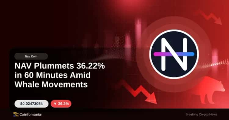 NAV Plummets 36.22% in 60 Minutes Amid Whale Movements