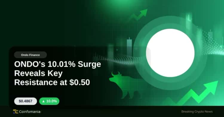 ONDO’s 10.01% Surge Reveals Key Resistance at $0.50