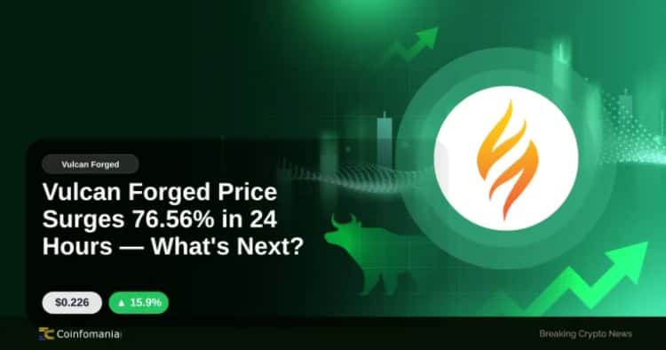 Vulcan Forged Price Surges 76.56% in 24 Hours — What’s Next?