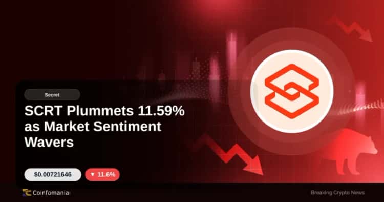 SCRT Plummets 11.59% as Market Sentiment Wavers