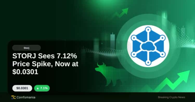STORJ Sees 7.12% Price Spike, Now at $0.0301