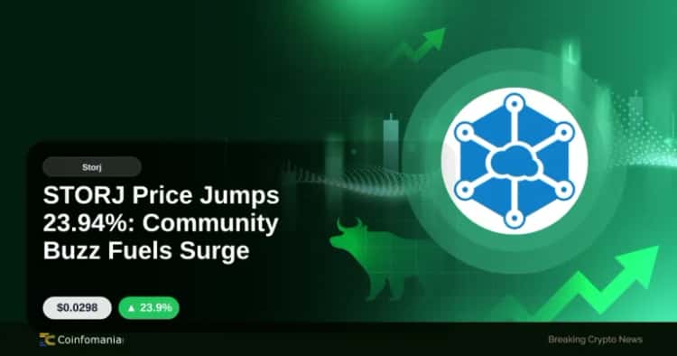 STORJ Price Jumps 23.94%: Community Buzz Fuels Surge