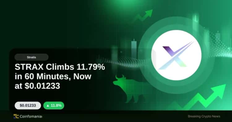 STRAX Climbs 11.79% in 60 Minutes, Now at $0.01233