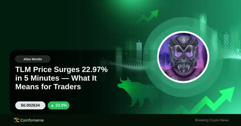 TLM Price Surges 22.97% in 5 Minutes — What It Means for Traders