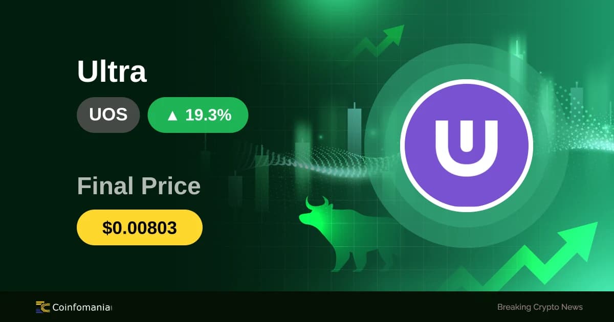 UOS Skyrockets Past $0.008 — 19.34% Surge Ignites Buzz