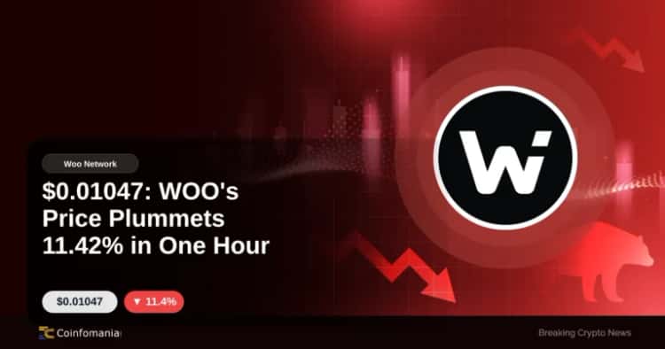 $0.01047: WOO’s Price Plummets 11.42% in One Hour