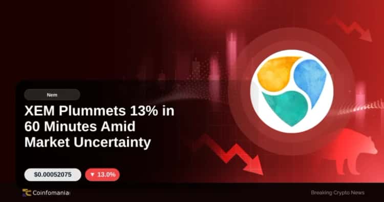XEM Plummets 13% in 60 Minutes Amid Market Uncertainty