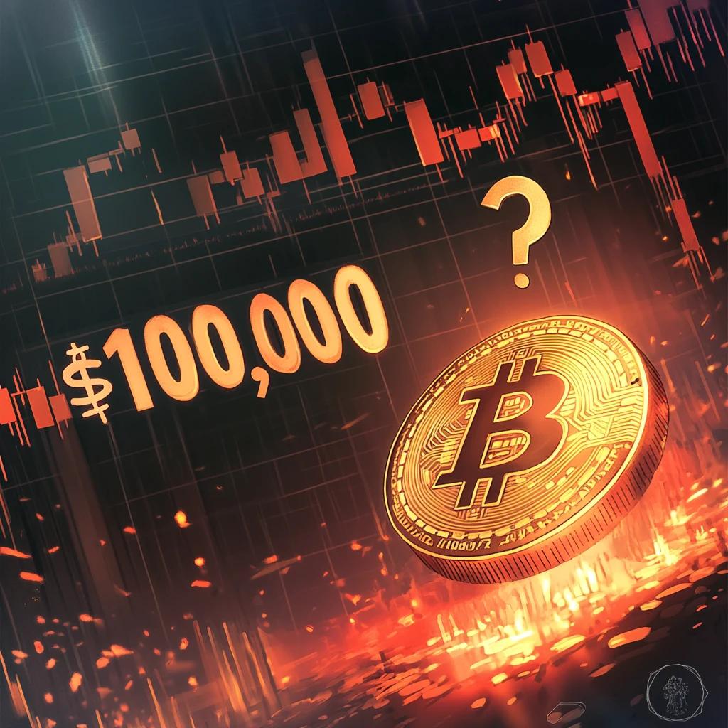 Bitcoin Fell $1500 in 48 Hours- Is $100,000 Still Achievable?